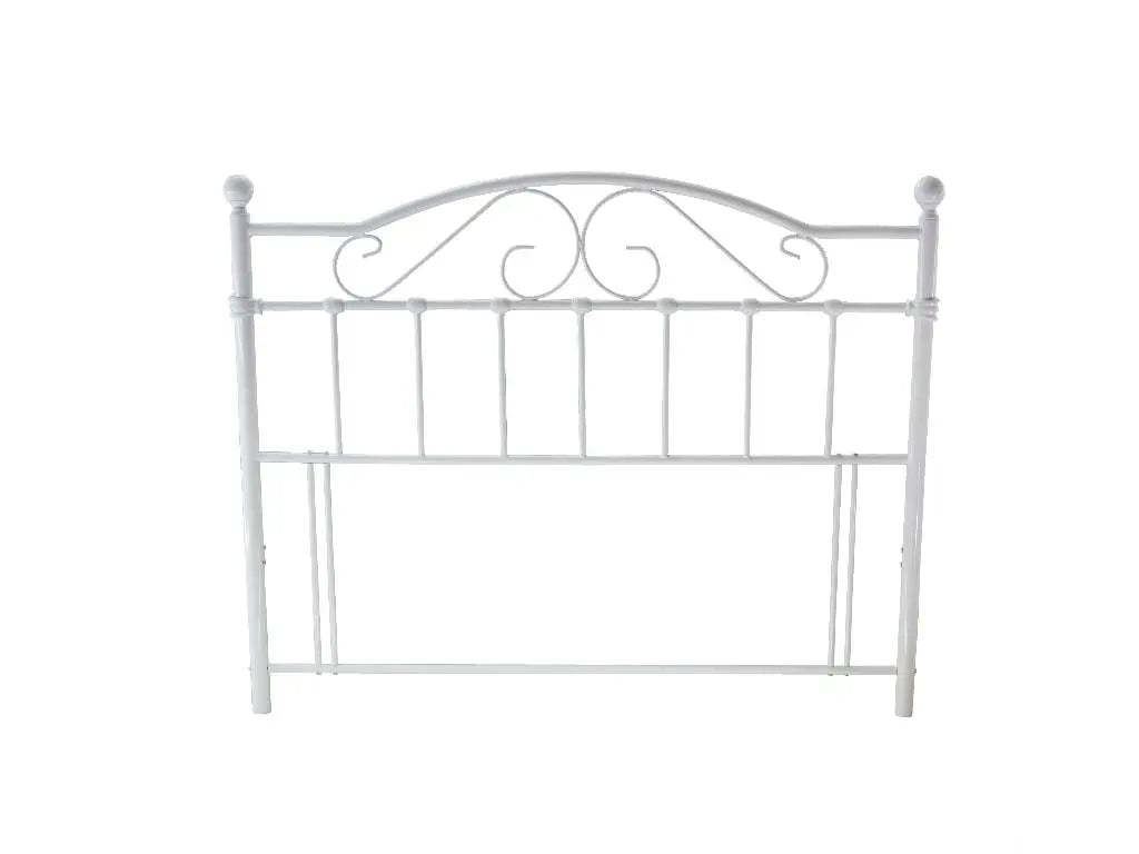 PARIS, white metal Headboard