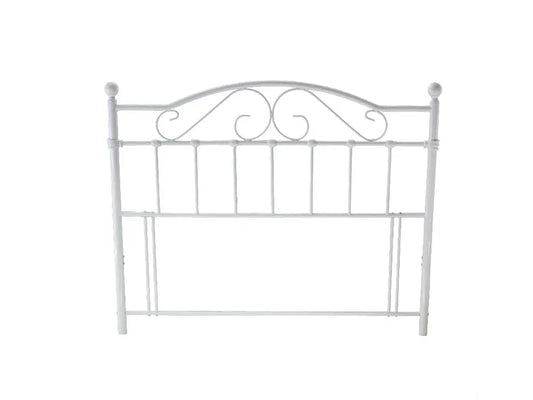 PARIS, white metal Headboard