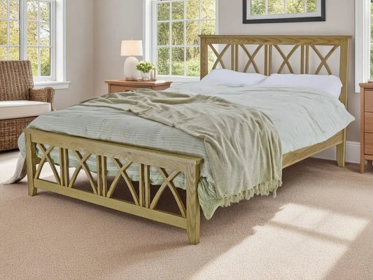 ASHTON Bed. Solid Oak Bed Frame.