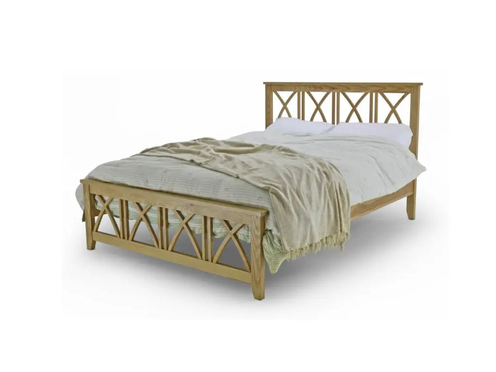 ASHTON Bed. Solid Oak Bed Frame.